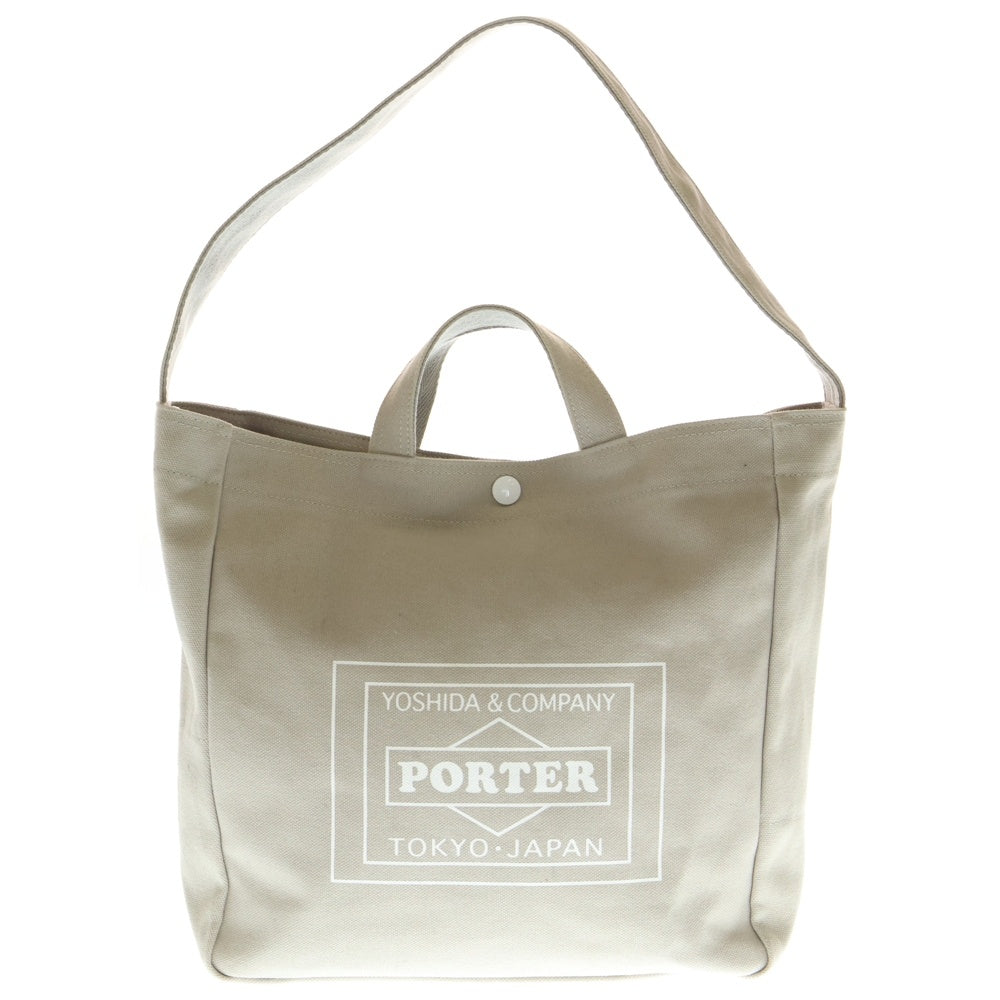 PORTER(ポーター) ×URBAN RESEACH 2WAY アーバンリサーチ キャンバストートバッグ ベージュ レディース