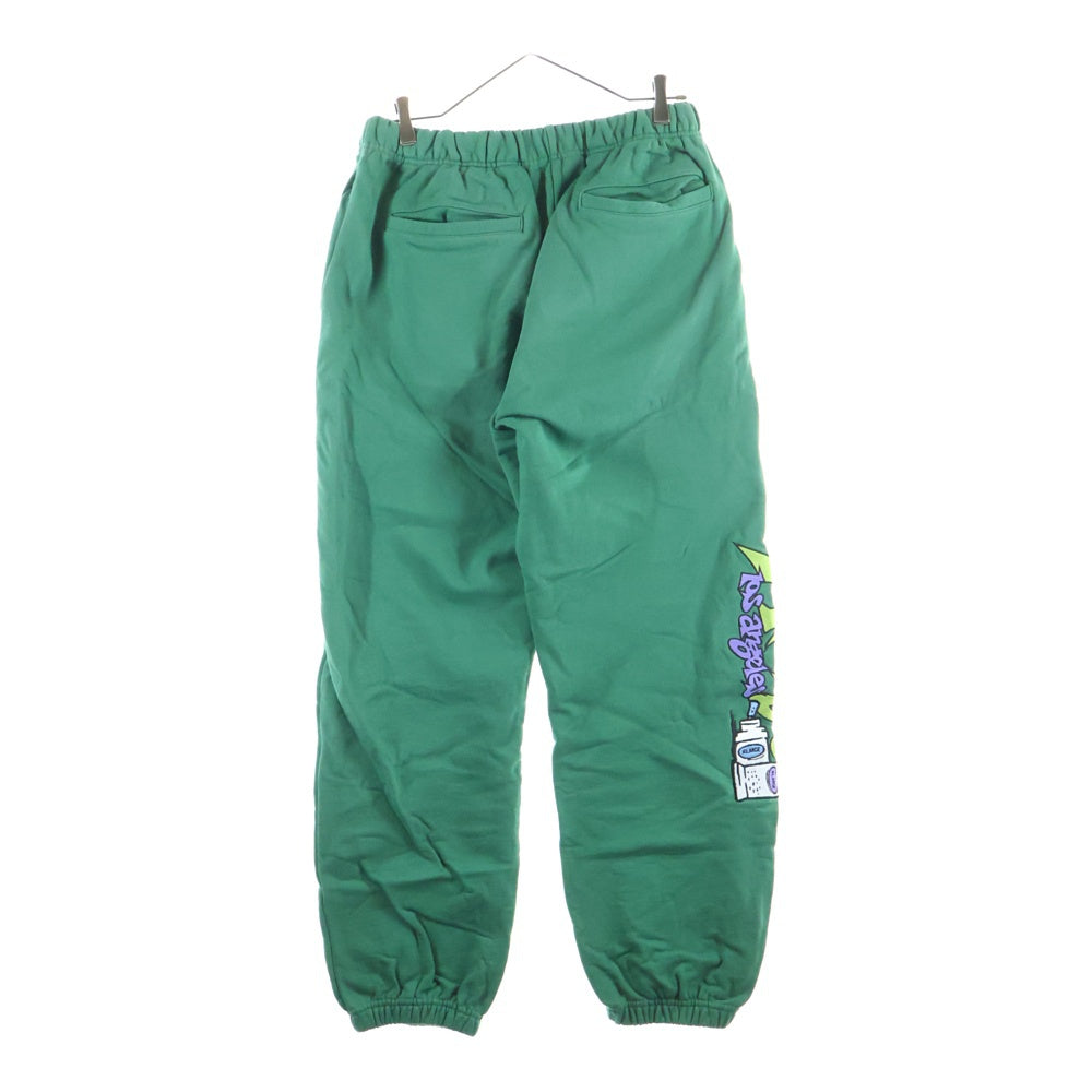 X-LARGE(エクストララージ) ロゴ刺繍 イージースウェットジョガーパンツ グリーン 101231031020