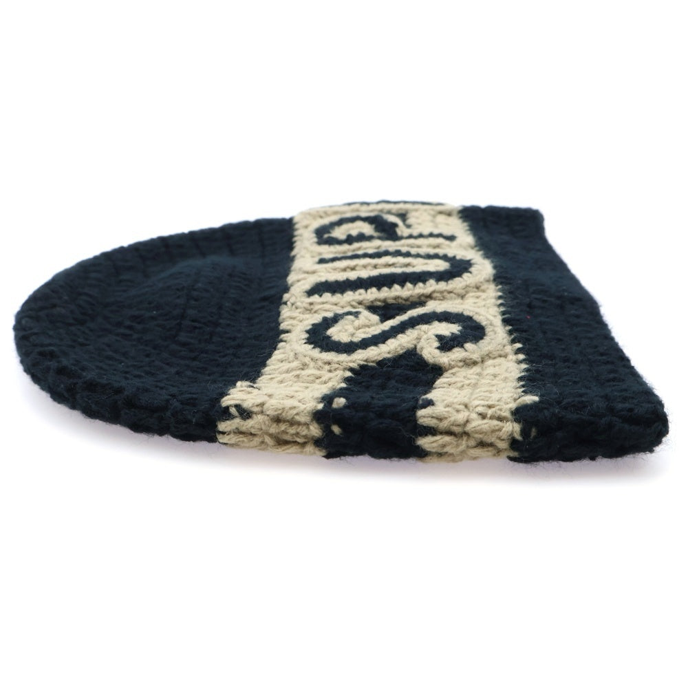 SUPREME(シュプリーム) 25AW Crochet Logo Beanie クロシェ ロゴビーニー ニットキャップ ブラック