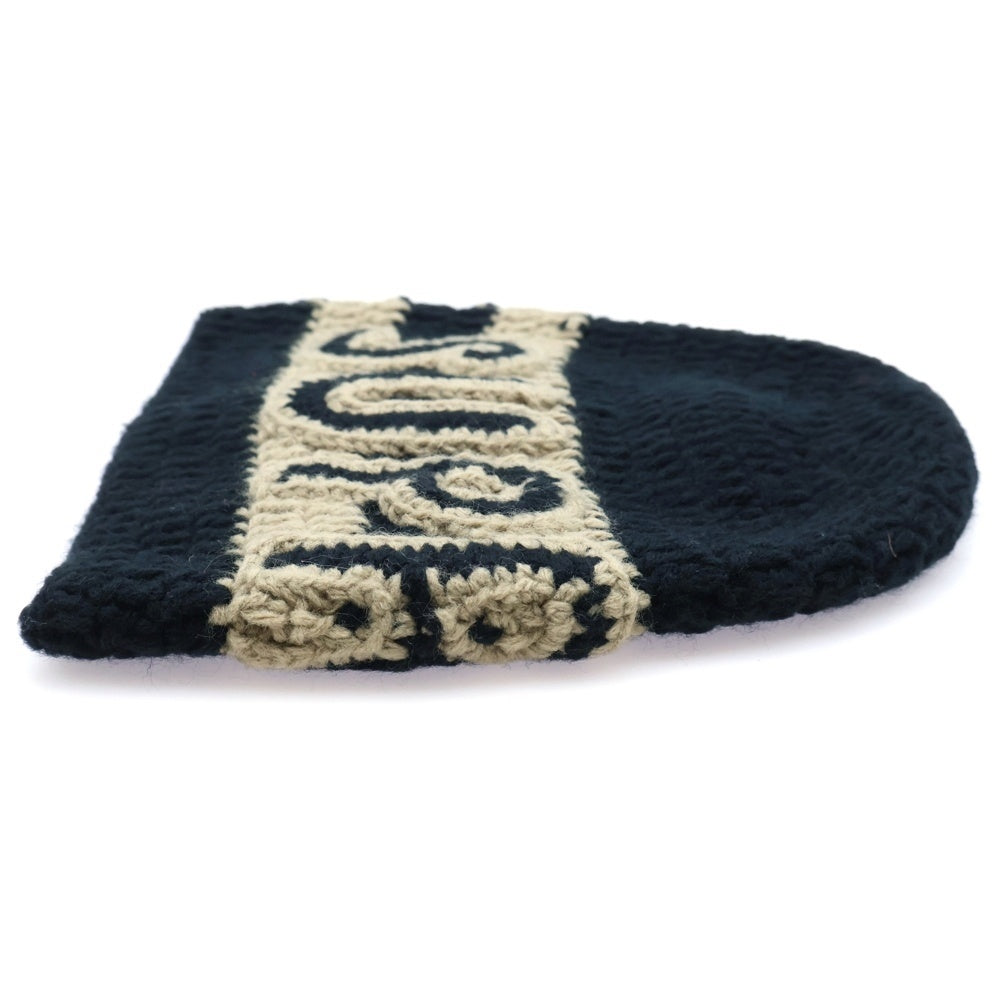 SUPREME(シュプリーム) 25AW Crochet Logo Beanie クロシェ ロゴビーニー ニットキャップ ブラック