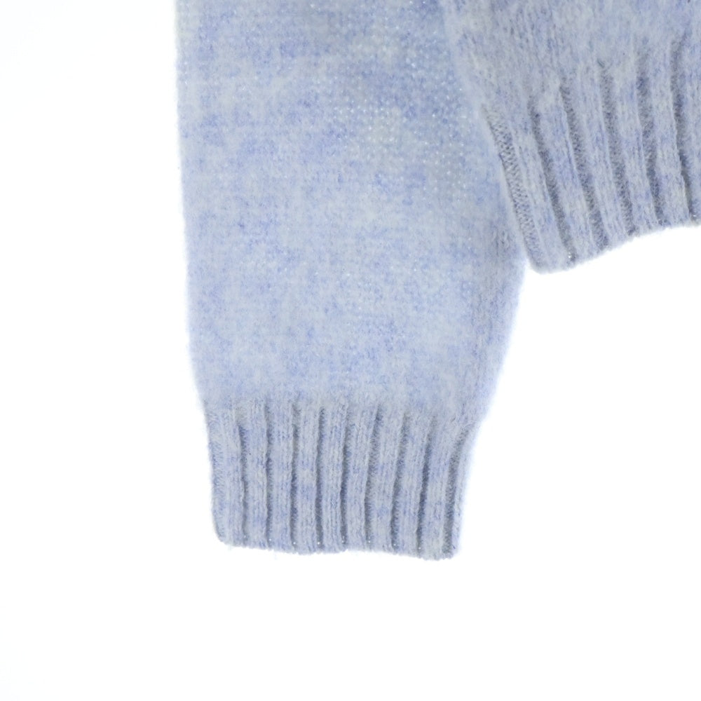 PRADA(プラダ) GIROCOLLO シェットランドウール クルーネックセーター ブルー UMB923