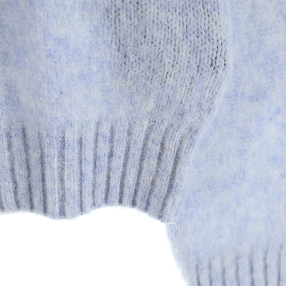 PRADA(プラダ) GIROCOLLO シェットランドウール クルーネックセーター ブルー UMB923