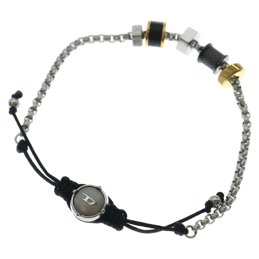 DIESEL(ディーゼル) チェーンブレスレット シルバー/ゴールド DX1392