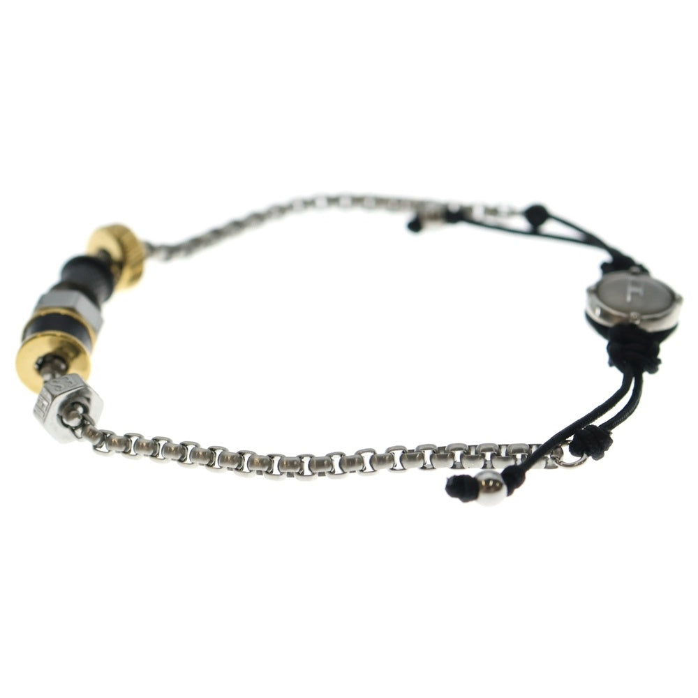 DIESEL(ディーゼル) チェーンブレスレット シルバー/ゴールド DX1392