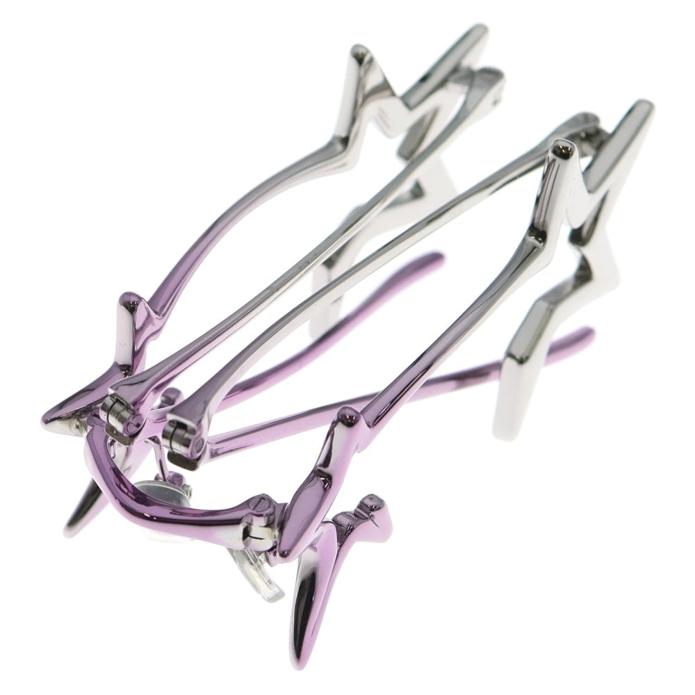 GENTLE MONSTER(ジェントルモンスター) MILKY WAY 02P メタルフレーム サングラス アイウェア シルバー/ピンク