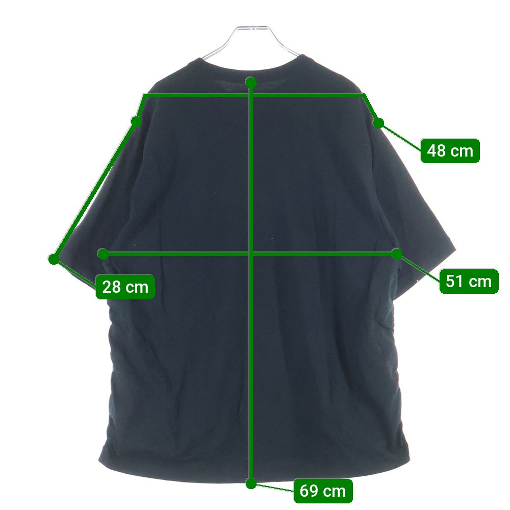 UNDERCOVER(アンダーカバー) 25SS THE SHEPHERD ザシェパード ドッグエンブロイダリー クルーネック半袖ポケットTシャツ カットソー ブラック US1E4891