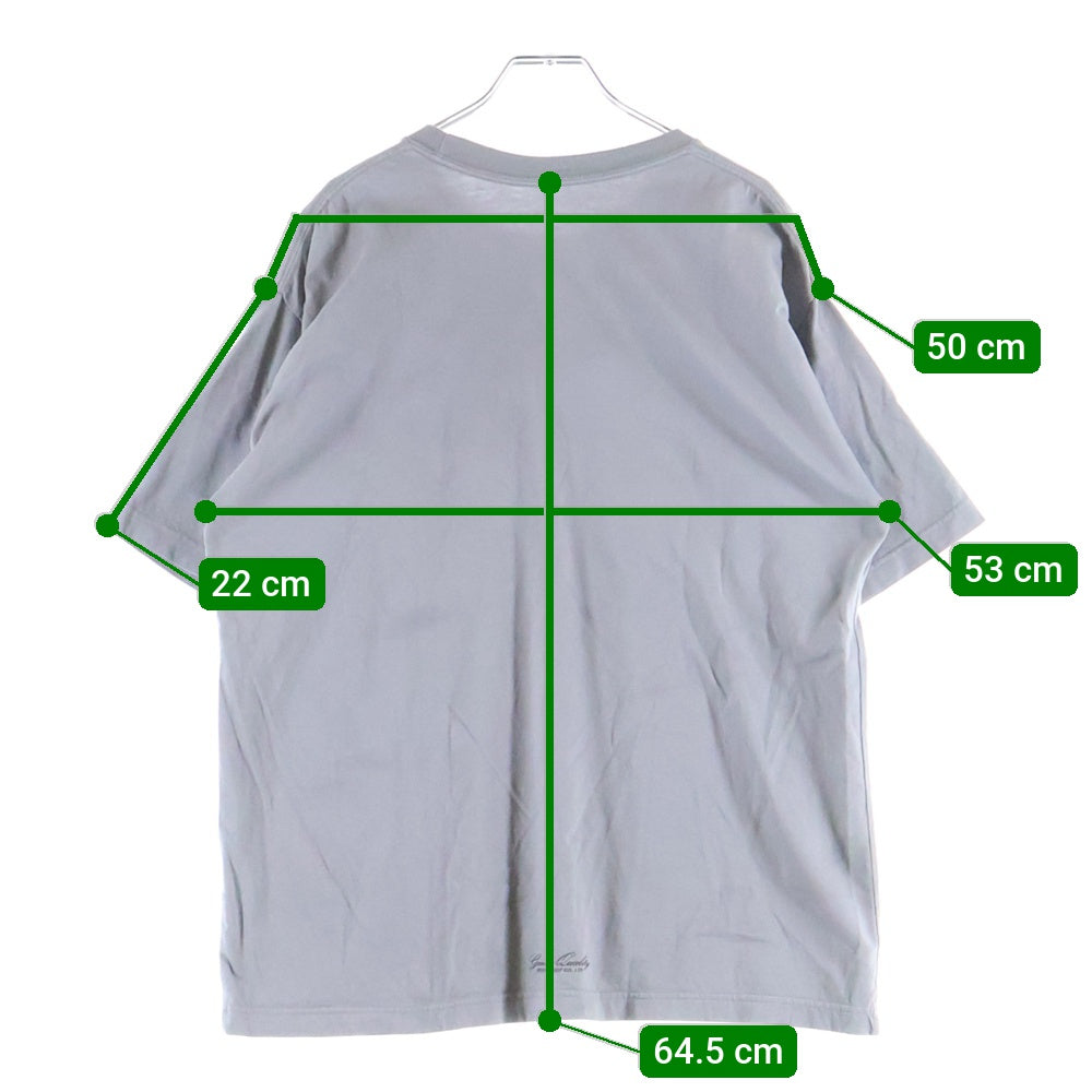 NEIGHBORHOOD(ネイバーフッド) 25AW NH.SS-1 TEE フロントロゴプリント クルーネック半袖Tシャツ カットソー グレー 252PCNH-ST01