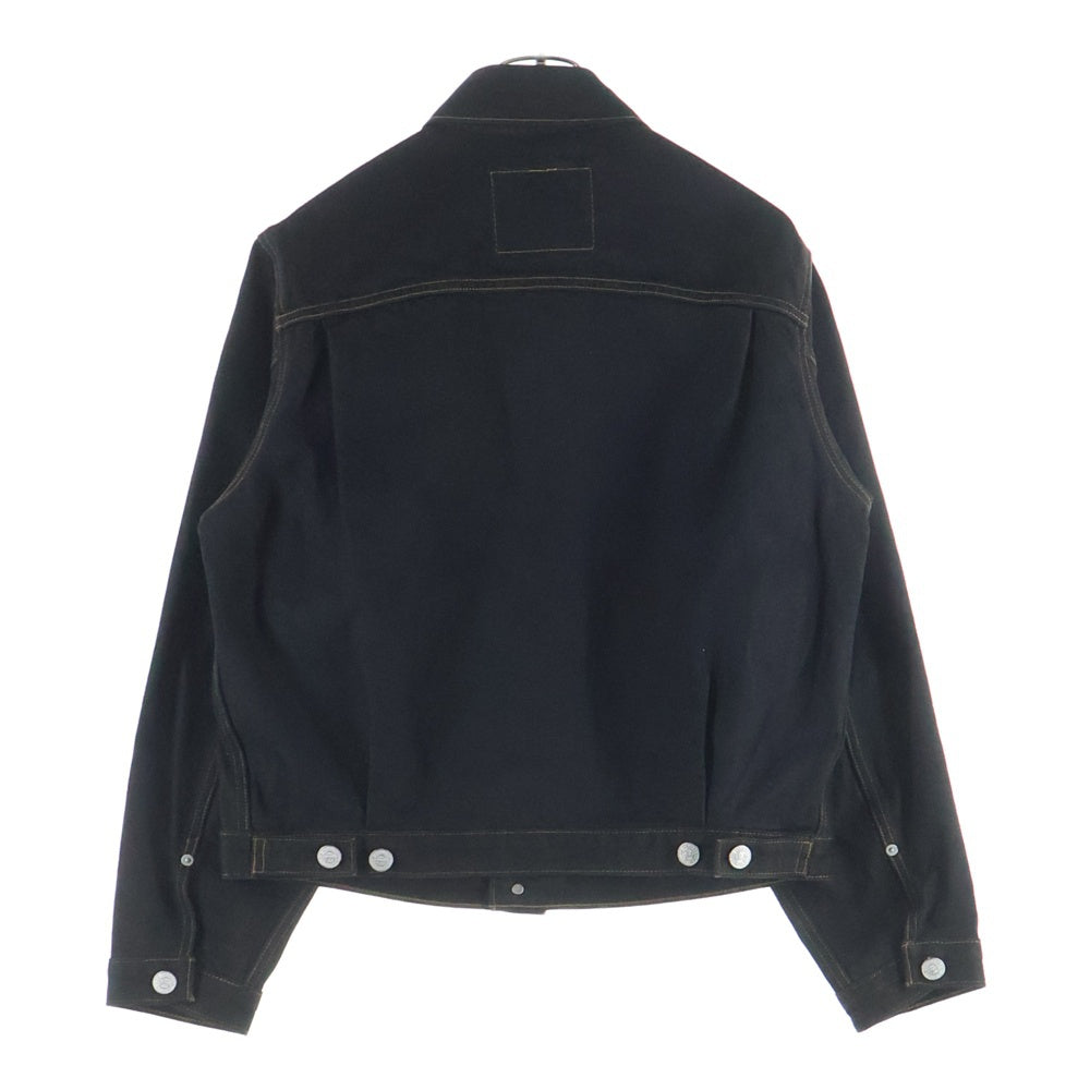 STUSSY(ステューシー) 24SS ×LEVI'S Crispy Rinse Trucker リーバイス クリスピーリンス トラッカーデニムジャケット ブラック A8326-0001