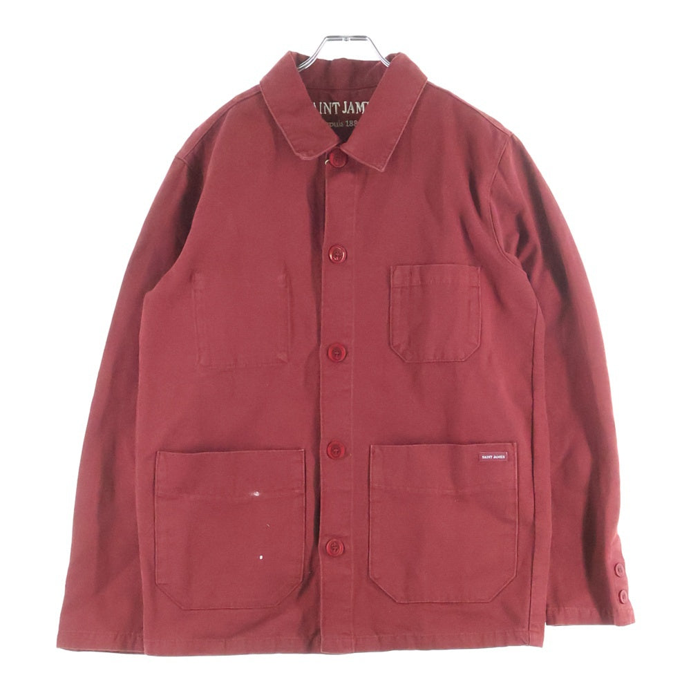 SAINT JAMES(セントジェームス) SIROCCO II FRENCH CHORE JACKET シロッコ フレンチチョアジャケット レッド