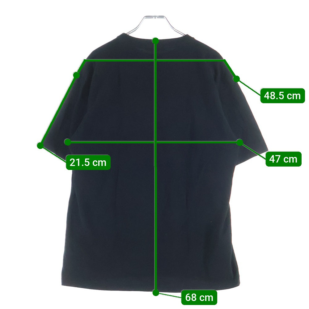 UNDERCOVER(アンダーカバー) 25SS フロントロゴプリント クルーネック半袖Tシャツ カットソー ブラック UC1E9811