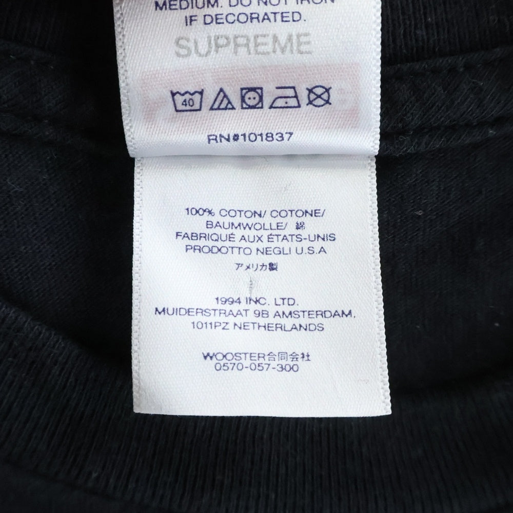 SUPREME(シュプリーム) 23AW Box Logo Tee ボックスロゴ カモ クルーネック半袖Tシャツ カットソー ブラック