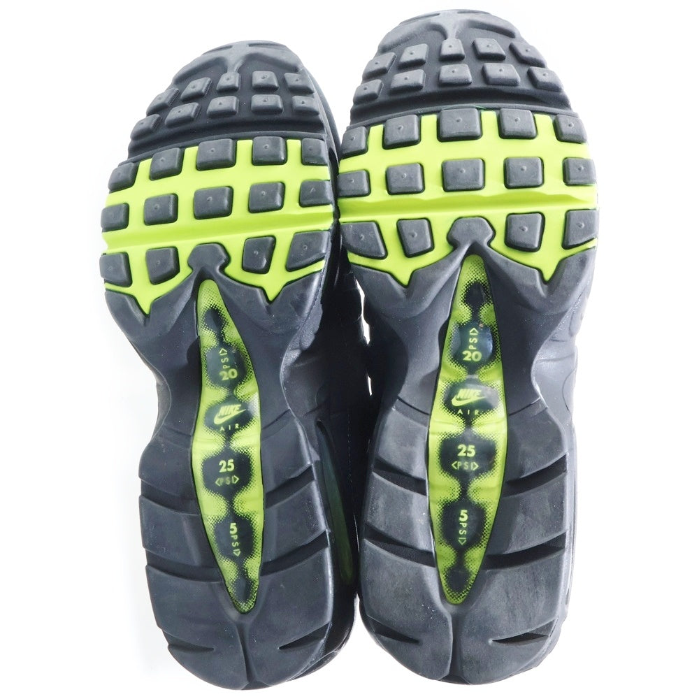 NIKE(ナイキ) AIR MAX 95 OG NEON YELLOW 2020 エアマックス ネオンイエロー ローカットスニーカー イエロー/グレー US9/27cm CT1689-001
