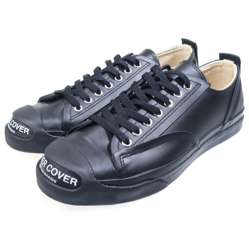 UNDERCOVER(アンダーカバー) 24AW カウハイド ロゴプリント ローカットスニーカー ブラック UC2D9F02