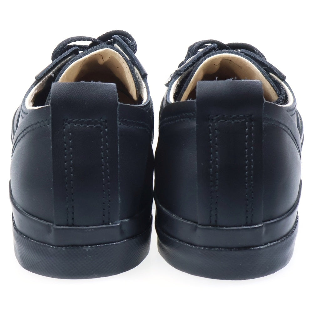 UNDERCOVER(アンダーカバー) 24AW カウハイド ロゴプリント ローカットスニーカー ブラック UC2D9F02