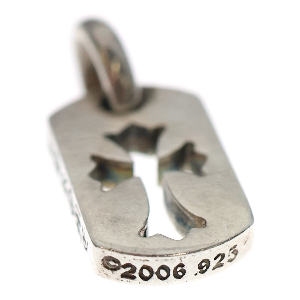 CHROME HEARTS(クロムハーツ) DT TNY CO CRS タイニーカットアウトクロスドッグタグ チャーム ペンダントトップ シルバー BCA252