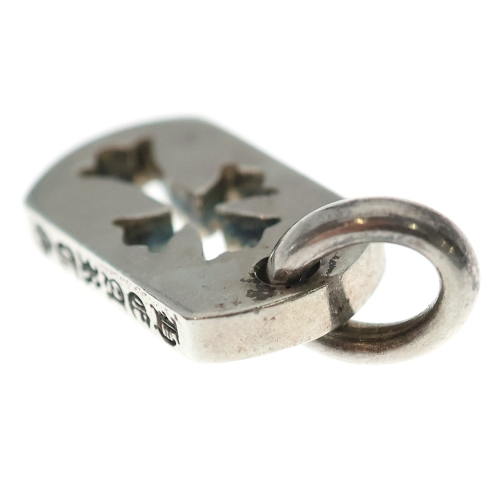 CHROME HEARTS(クロムハーツ) DT TNY CO CRS タイニーカットアウトクロスドッグタグ チャーム ペンダントトップ シルバー BCA252
