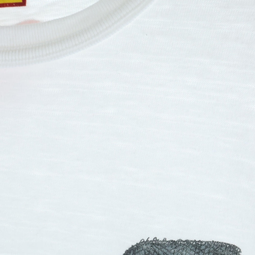 HUMAN MADE(ヒューマンメイド) 21SS ×KAWS カウズ ロゴプリント 半袖Tシャツ カットソー ホワイト