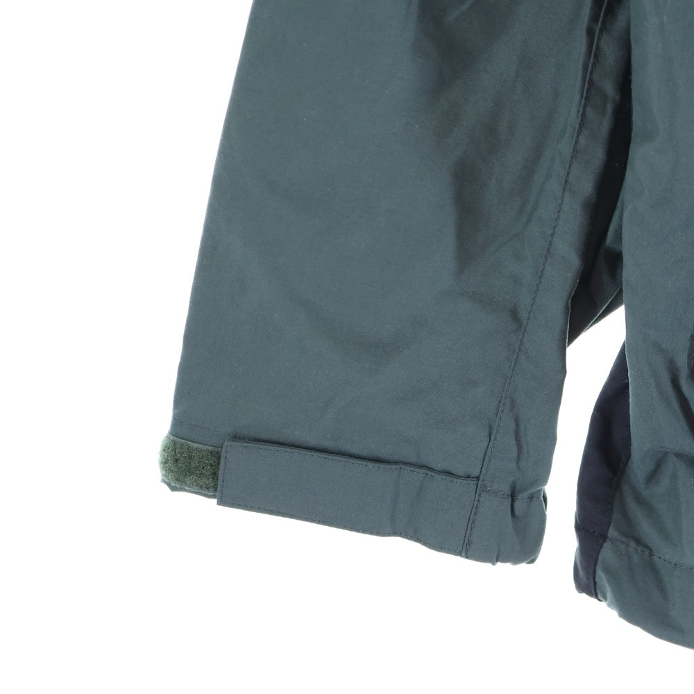 HELLY HANSEN(ヘリーハンセン) BERGEN JACKET ベルゲンジャケット ダブルポケット ジップアップ フーデットマウンテンパーカー ブラック/グリーン HOE12275