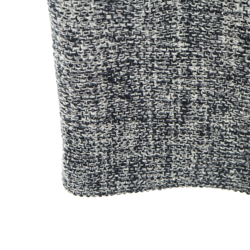 agnes b.(アニエスベー) ボタンアップ ツイード チェスターコート レディース グレー