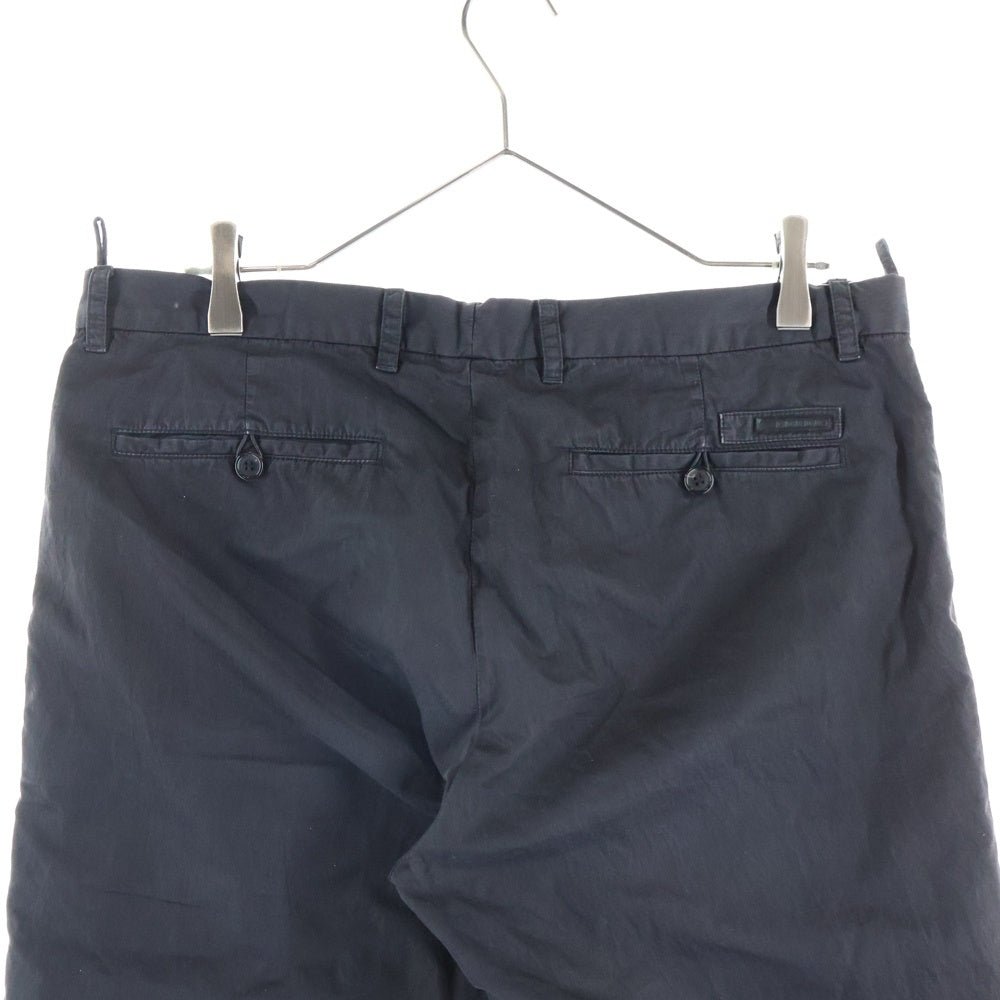 PRADA SPORT(プラダ スポーツ) 09SS ロゴパッチ コットンナイロン ノータックストレートパンツ ブラック SPD50P