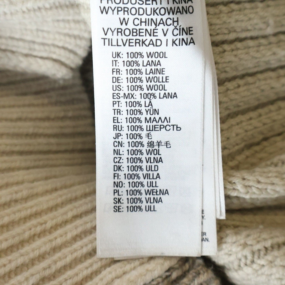 DIESEL(ディーゼル) ドッキング クルーネックニットセーター グレー/アイボリー A03430