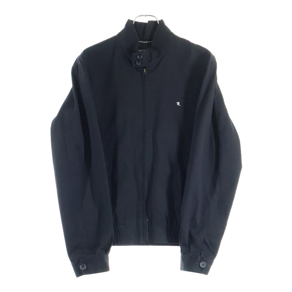 RAF SIMONS(ラフシモンズ) 05AW POLTERGEIST ポルターガイスト期 エンブロイダリーデザイン ジップアップ スウィングトップ ジップアップジャケット ブラック