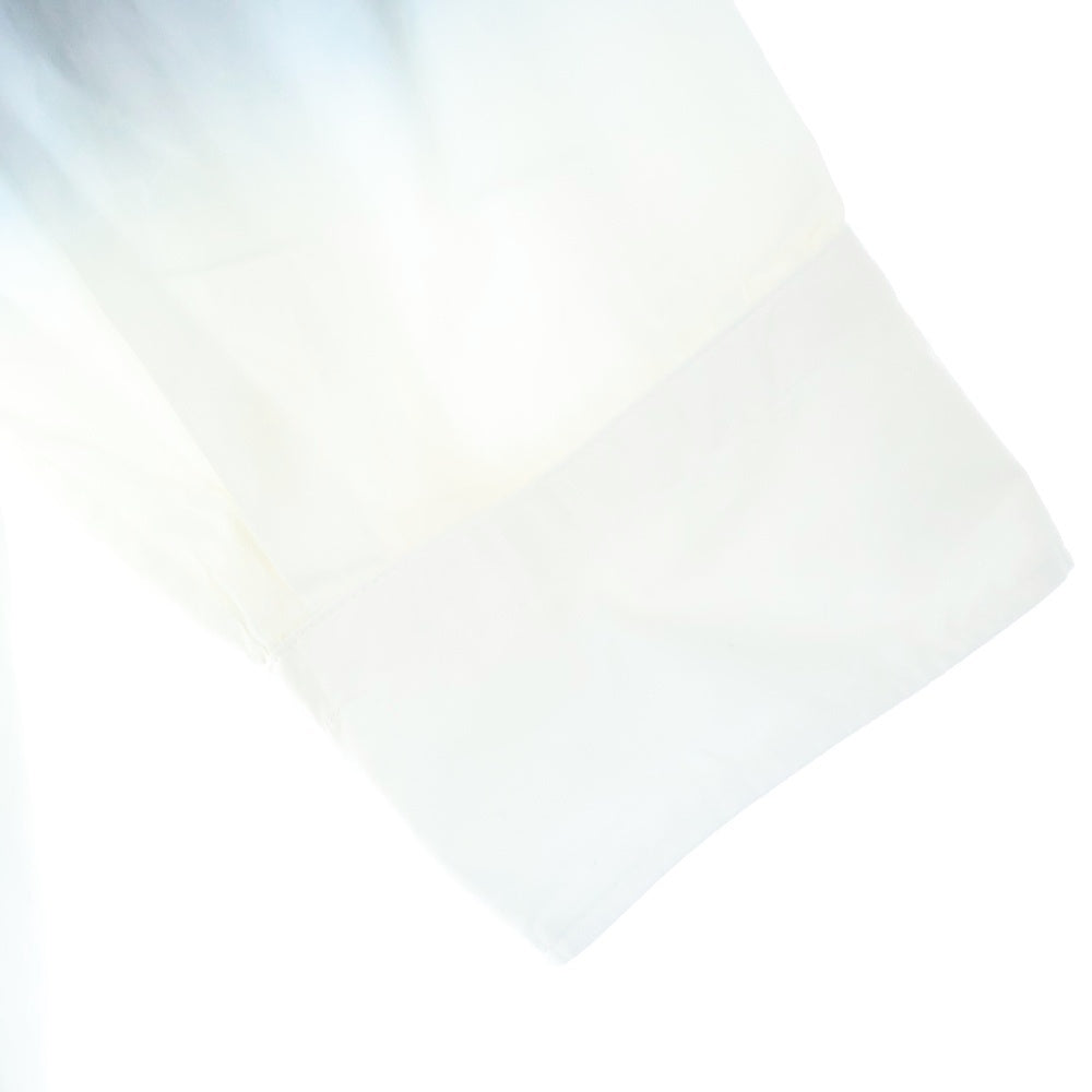 Graphpaper(グラフペーパー) 24SS BROAD L/S OVERSIZED BAND COLLAR SHIRT ブロード オーバーサイズ バンドカラー 長袖シャツ ブラック/ホワイト GM241-50002C