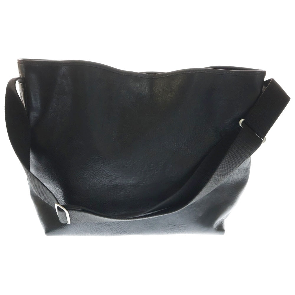 SOPHNET.(ソフネット) LEATHER BAG レザー ショルダーバッグ ブラック レディース