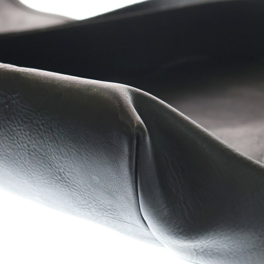 SOPHNET.(ソフネット) LEATHER BAG レザー ショルダーバッグ ブラック レディース