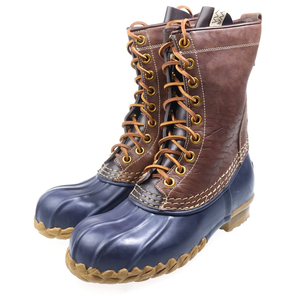 VISVIM(ヴィスヴィム) 24SS DECOY D.BOOTS-FOLK デコイ ダック フォルク レースアップ ハイカットブーツ ブラウン/ネイビー 0124102002011
