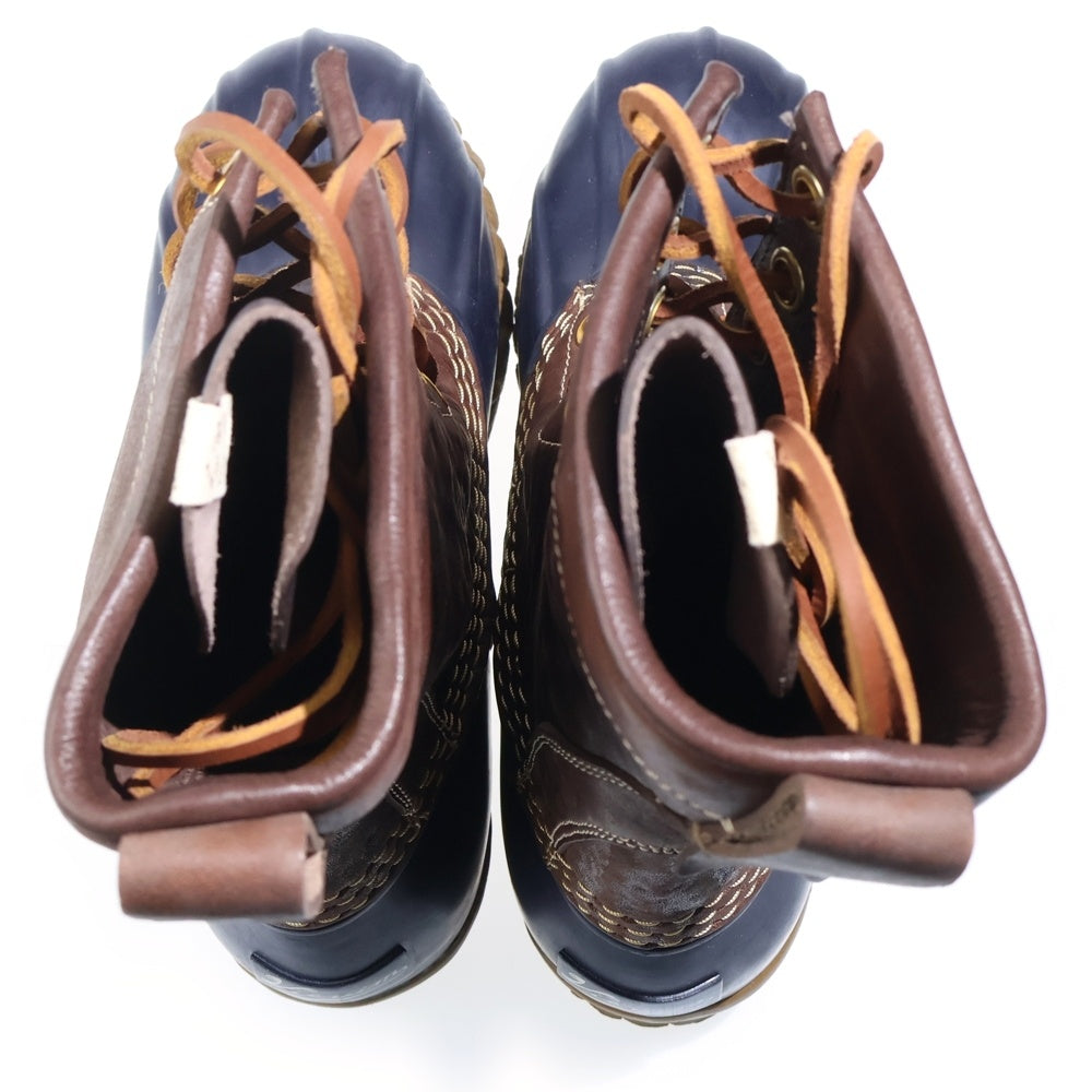 VISVIM(ヴィスヴィム) 24SS DECOY D.BOOTS-FOLK デコイ ダック フォルク レースアップ ハイカットブーツ ブラウン/ネイビー 0124102002011