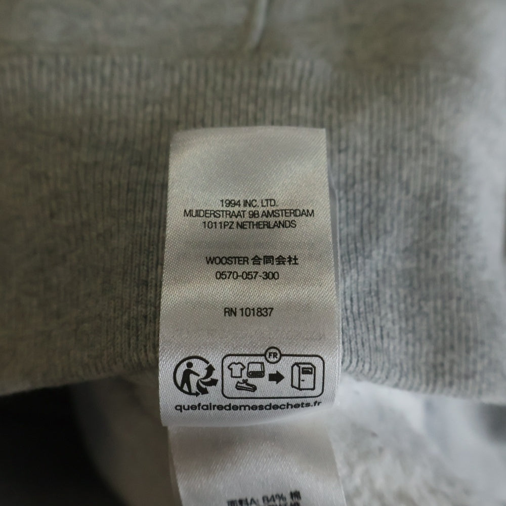 SUPREME(シュプリーム) 23AW Big Logo Jacquard Hooded Sweatshirt ビッグロゴ ジャガード プルオーバー スウェットパーカー フーディ グレー