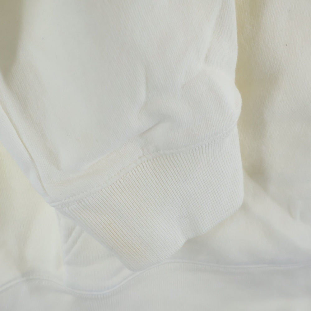 OFF-WHITE(オフホワイト) 19SS ×BASQUIAT バスキア 両面グラフィックプリント スウェット フーデットプルオーバーパーカー ホワイト OMBB034T19192002