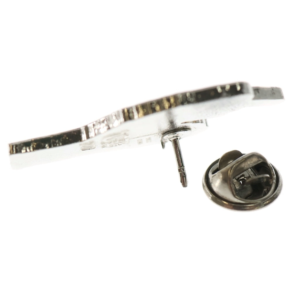 CHROME HEARTS(クロムハーツ) Middle Finger Pin リチャードスターク ミドルフィンガー ピンバッチ ブラック/ホワイト