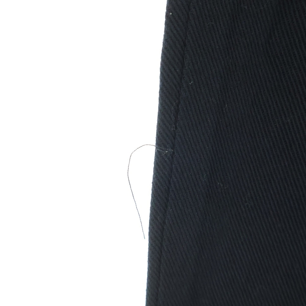 LEMAIRE(ルメール) 25SS PLEATED CARROT PANTS プリーツ キャロットパンツ サイドアジャスター付チノパンツ ブラック PA1194 LF1365