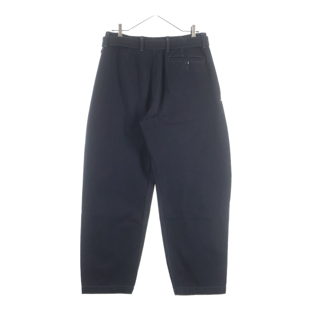 LEMAIRE(ルメール) 21AW TWISTED BELTED PANTS ツイステッド ベルテッド ジップフライデニムパンツ ブラック M213 PA137 LD069