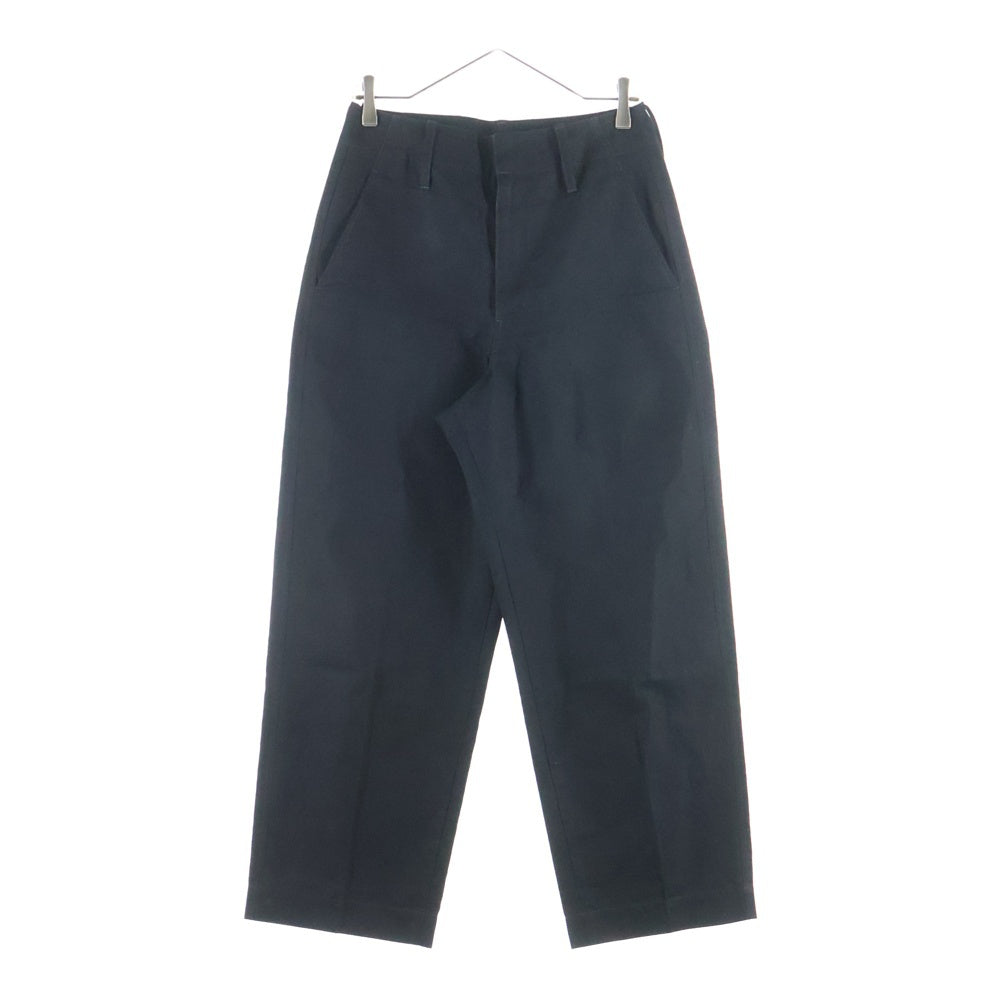 LEMAIRE(ルメール) BIG CHINO PANTS リネン混 ビッグチノパンツ ブラック PA1207 LF1350