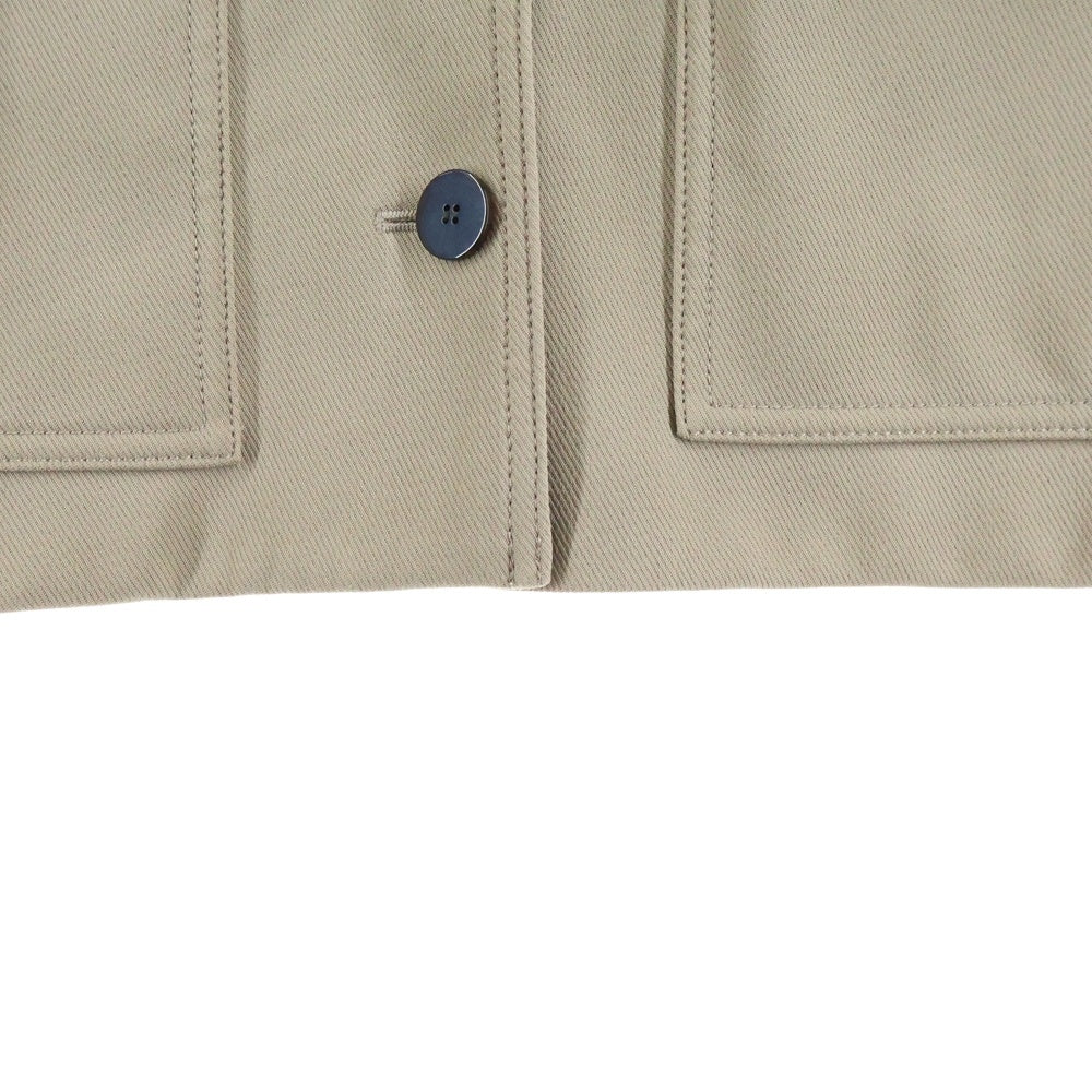 theory(セオリー) Neoteric Twill SS Safari JKT マルチポケット ショートスリーブ 半袖 ベルテッド サファリジャケット ベージュ 01-3104105 レディース