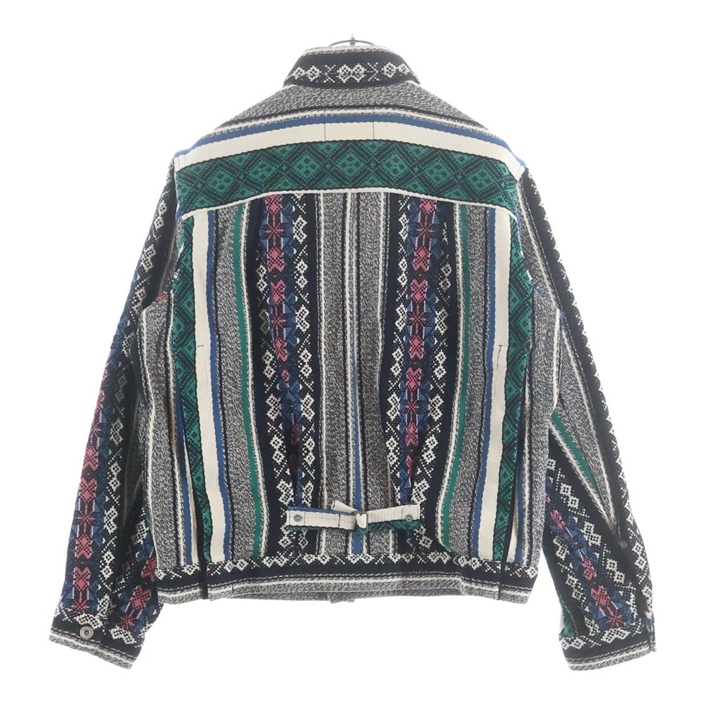 Sacai(サカイ) 22SS Rug Jacquard Jacket ラグ ジャガードジャケット 1st型 マルチカラー 22-02746M