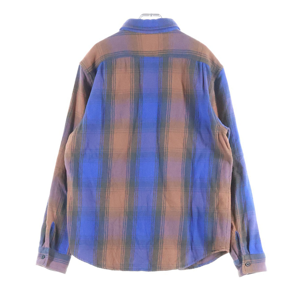 SUPREME(シュプリーム) 19AW Heavyweight Flannel Shirt ヘビーウェイト フランネルチェック 長袖シャツ ブルー/ブラウン
