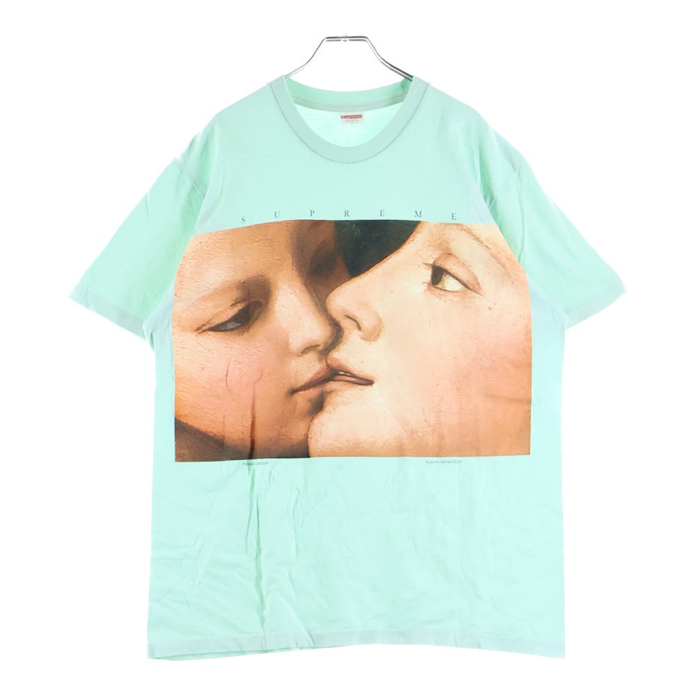 SUPREME(シュプリーム) 21AW Venus Tee ヴィーナス フロントアートプリントTシャツ 半袖クルーネックカットソー ライトブルー