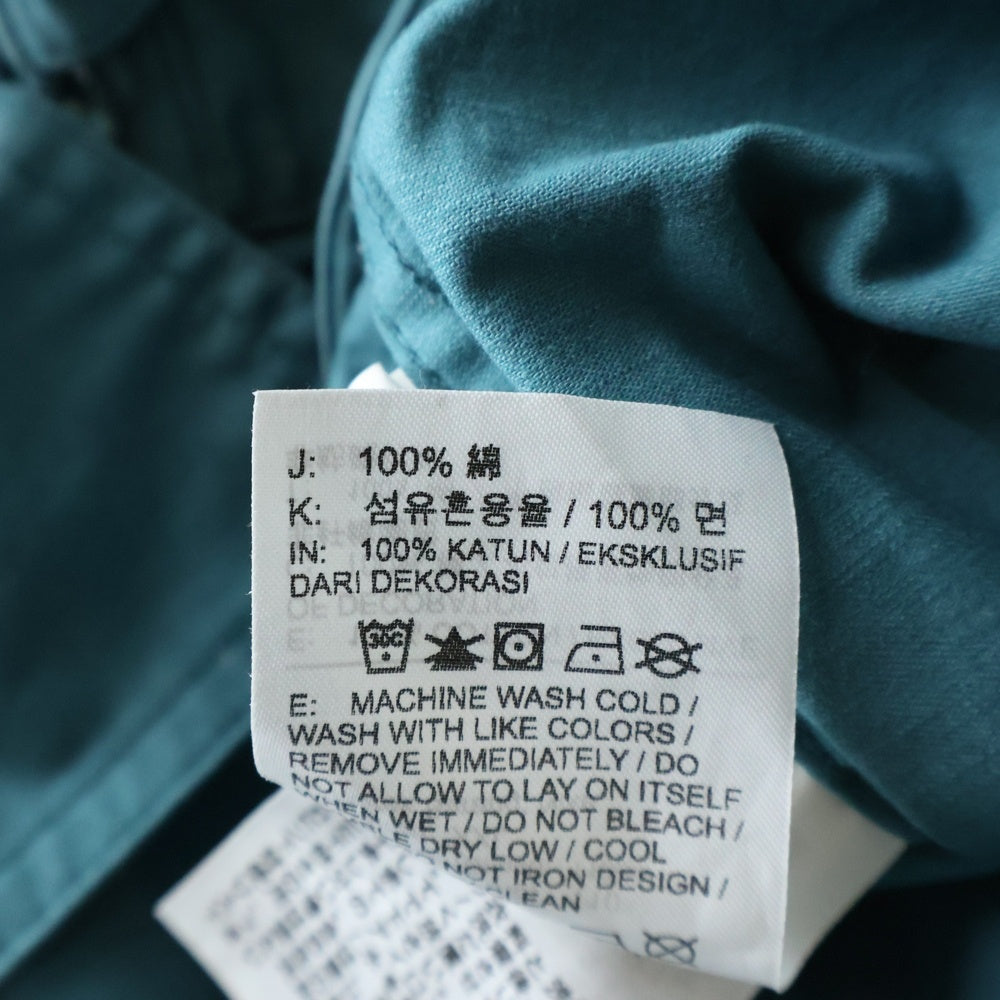 NIKE SB(ナイキエスビー) WOVEN SKATE L/S BD SHIRT 胸ロゴエンブロイダリー ウーブンスケート 長袖ボタンダウンシャツ ブルー DQ6288-379