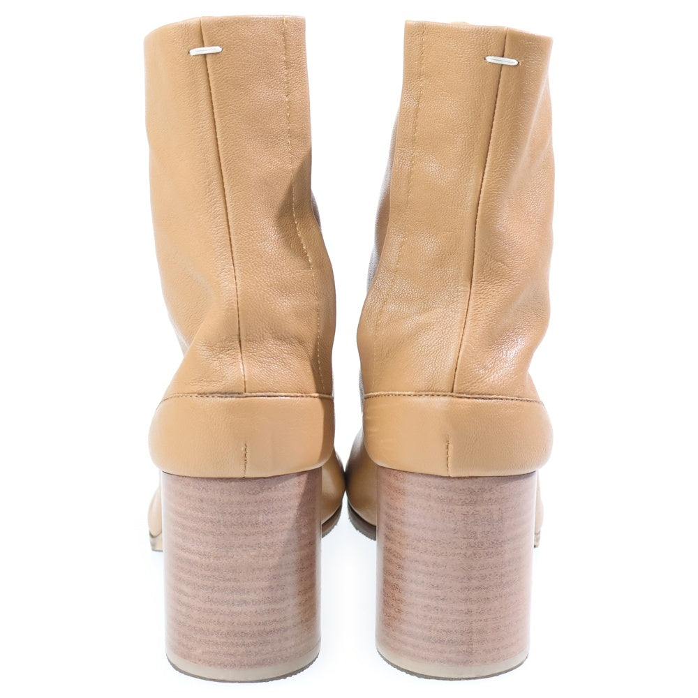 Maison Martin Margiela(メゾンマルタンマルジェラ) TABI 足袋 ハイヒール アンクルレザーブーツ レディース ベージュ S58WU0260