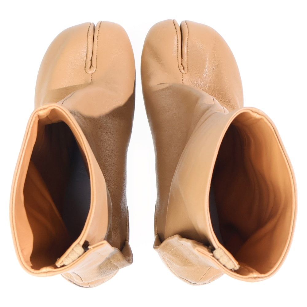 Maison Martin Margiela(メゾンマルタンマルジェラ) TABI 足袋 ハイヒール アンクルレザーブーツ レディース ベージュ S58WU0260