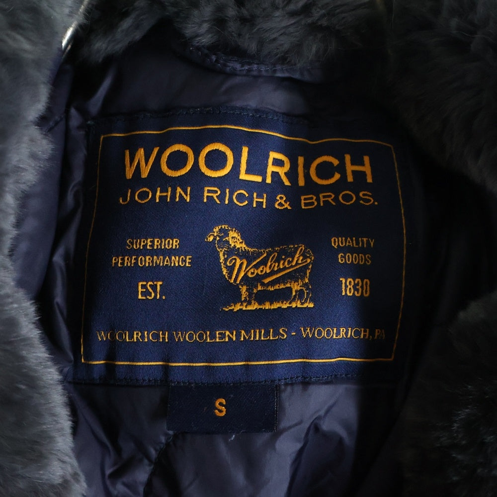 WOOLRICH(ウールリッチ) LITERARY REX PARKA リテラリーレックス ライナー付き ボアフーデッドダウンコート ジャケット ネイビー WWCPS2629D