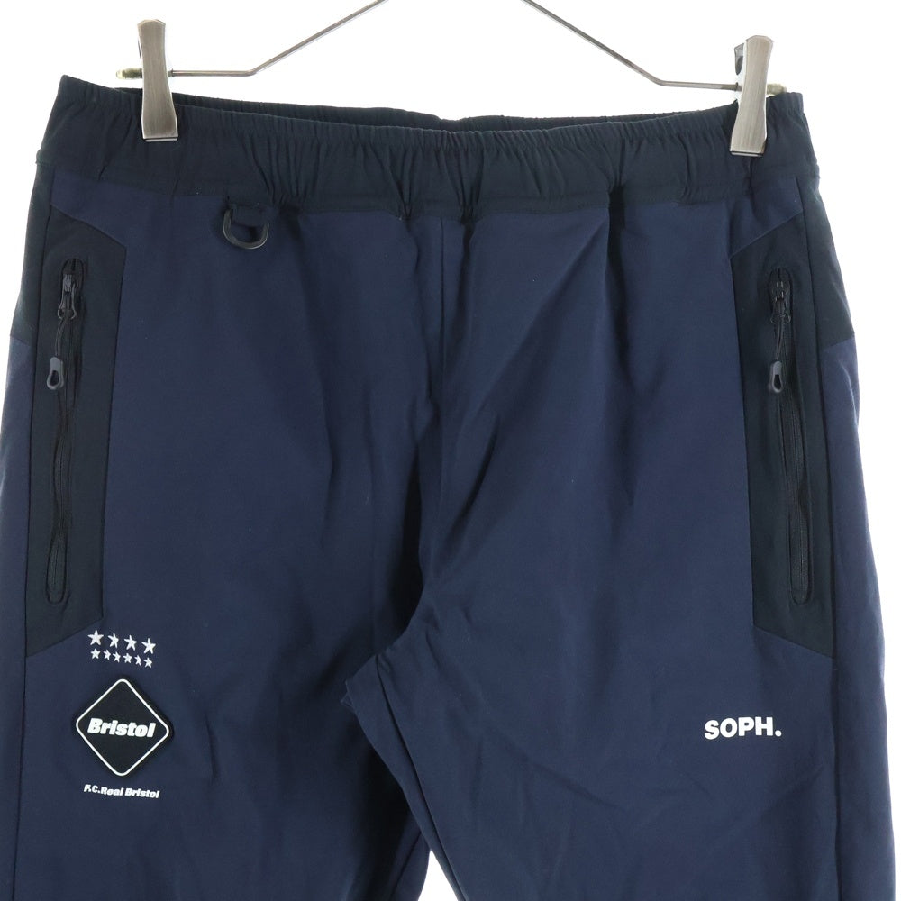 F.C.R.B./F.C.Real Bristol/FCRB(エフシーアールビー/エフシーレアルブリストル) 21AW LYCRA TRACK PANTS ライクラ ナイロントラックパンツ ネイビー FCRB-212057
