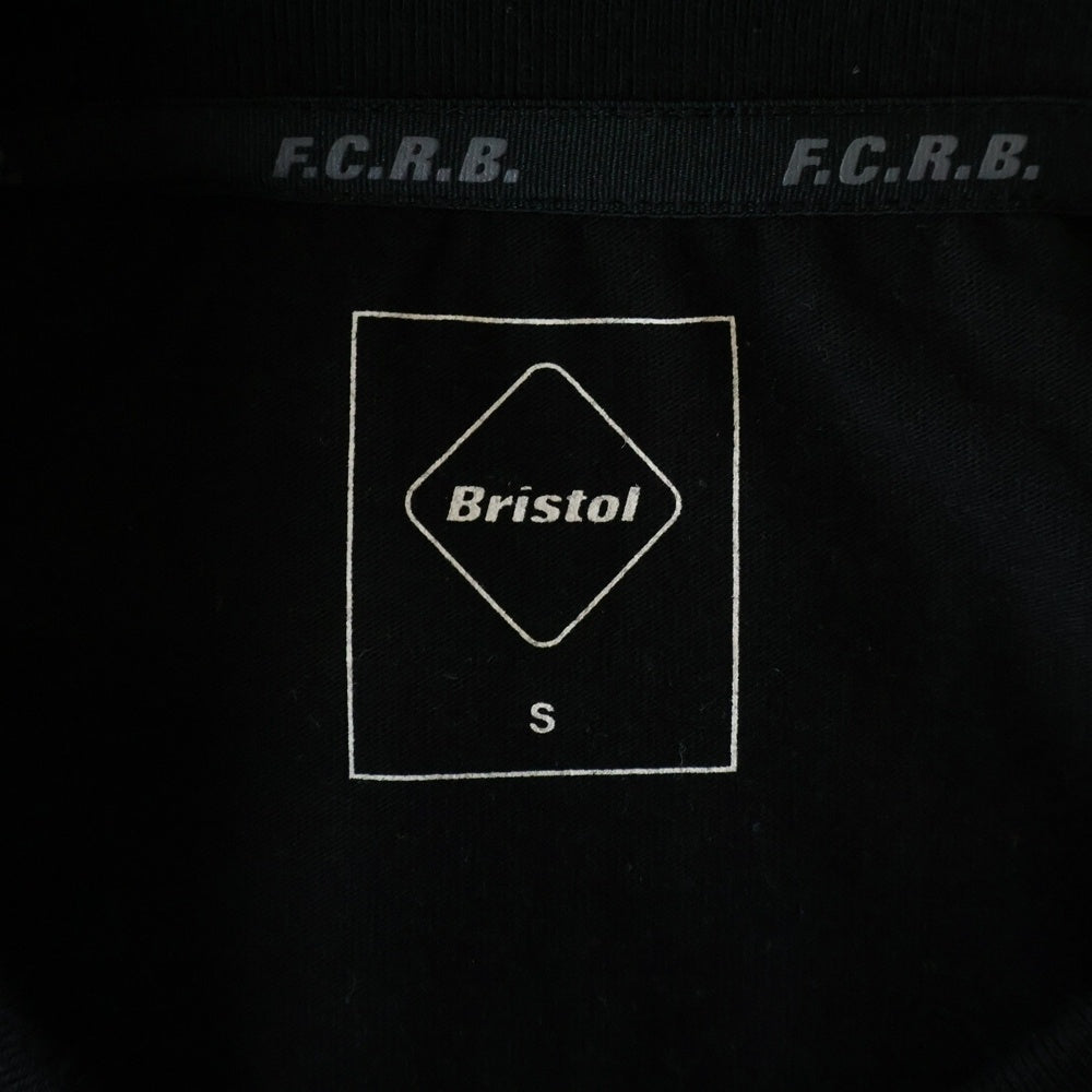 F.C.R.B./F.C.Real Bristol/FCRB(エフシーアールビー/エフシーレアルブリストル) 21AW MLB TOUR BW TEAM TEE MLBツアー チーム刺繍Tシャツ 半袖クルーネックカットソー ブラック FCRB-212115