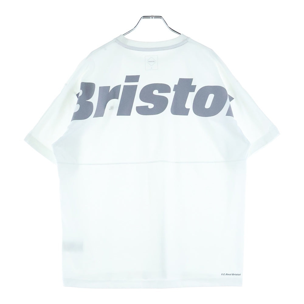 F.C.R.B./F.C.Real Bristol/FCRB(エフシーアールビー/エフシーレアルブリストル) 25SS BIG LOGO S/S BAGGY TEE バックビッグロゴプリントTシャツ 半袖クルーネックカットソー ホワイト FCRB-250085