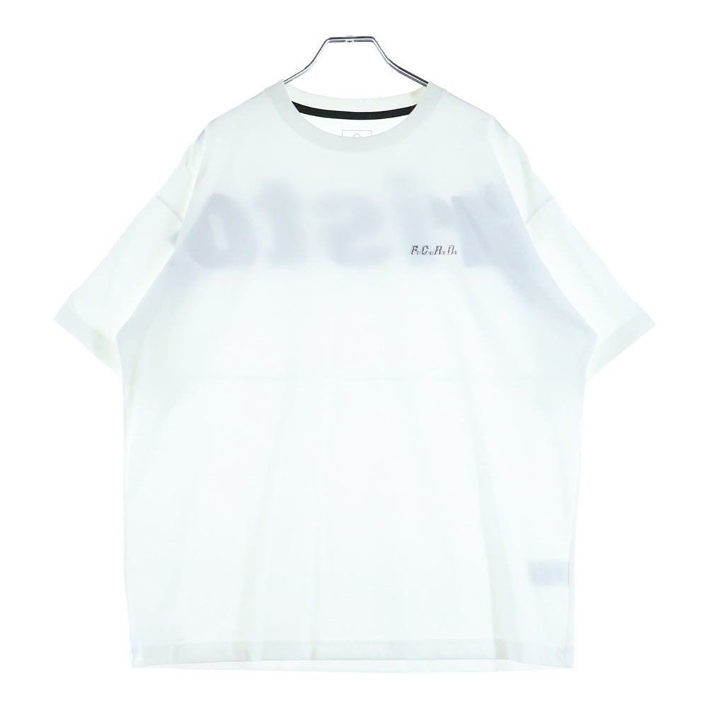 F.C.R.B./F.C.Real Bristol/FCRB(エフシーアールビー/エフシーレアルブリストル) 25SS BIG LOGO S/S BAGGY TEE バックビッグロゴプリントTシャツ 半袖クルーネックカットソー ホワイト FCRB-250085