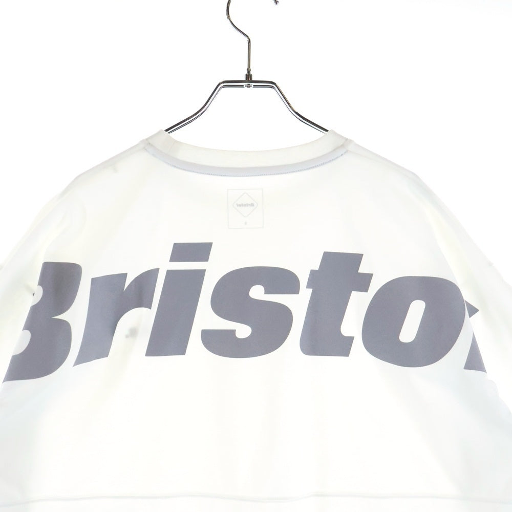 F.C.R.B./F.C.Real Bristol/FCRB(エフシーアールビー/エフシーレアルブリストル) 25SS BIG LOGO S/S BAGGY TEE バックビッグロゴプリントTシャツ 半袖クルーネックカットソー ホワイト FCRB-250085